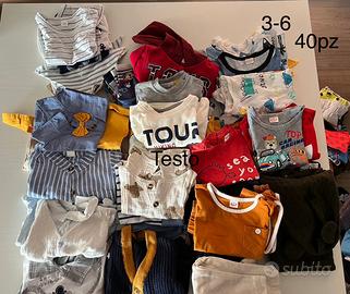 Abbigliamento assortito uomo 3-6 m