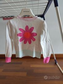 Maglione corto bimba Jacadì 104 cm 4 anni