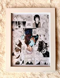 Quadro (15x20) scena iconica Gojo Jujutsu Kaisen