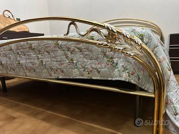 Spalliera letto Solmet in oro-condizioni perfette