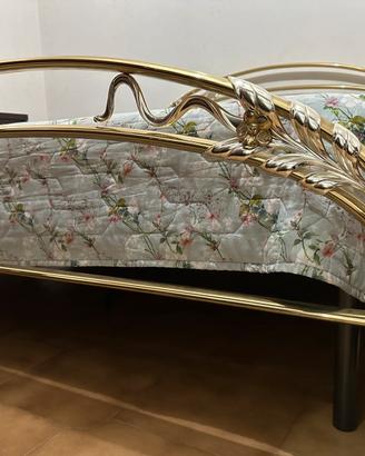 Spalliera letto in oro-condizioni perfette