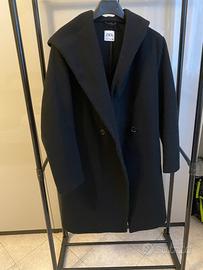 Cappotto nero Zara oversize