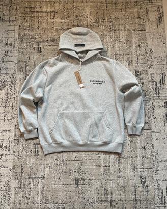 Essentials Fear Of God Hoodie Grigio Chiaro- Nuova
