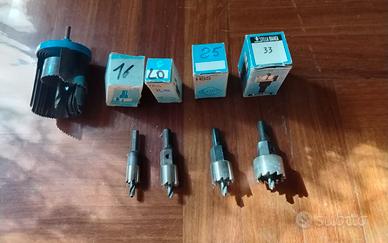 Frese a tazza HSS misure varie poco usate.