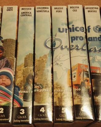 Overland serie di 8 vhs, confezionate
