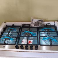 Piano cottura 90 cm Inox Ghisa NUOVO 