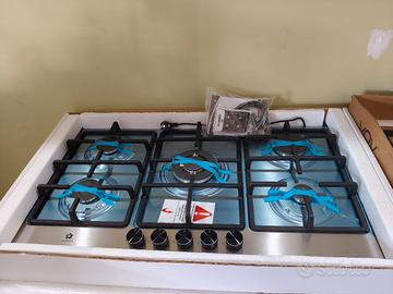 Piano cottura 90 cm Inox Ghisa NUOVO 