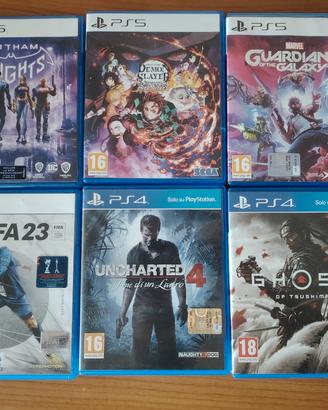 GIOCHI PS5 E PS4
