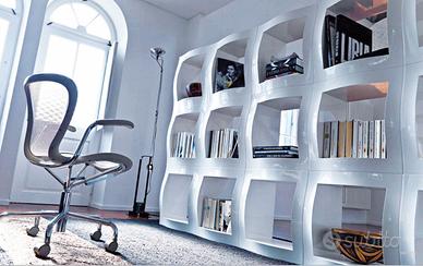 Libreria 12 moduli Bianchi Boogie Woogie by Magis