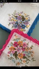 Coppia di fazzoletti degli anni ‘80