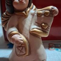 THUN angioletto dorato con lanterna e pergamena