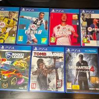 Lotto giochi PS4 completi