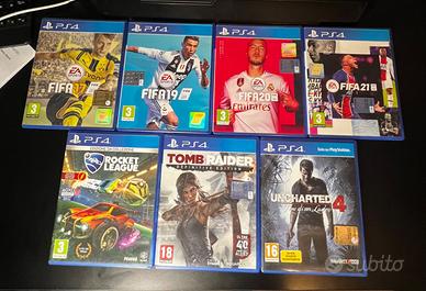 Lotto giochi PS4 completi