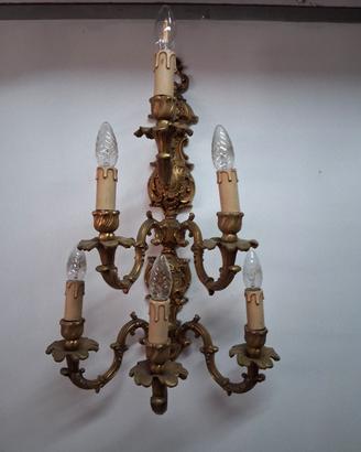 Lampadario vintage da parete