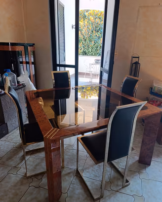 tavolo da pranzo e sedie Vintage Design