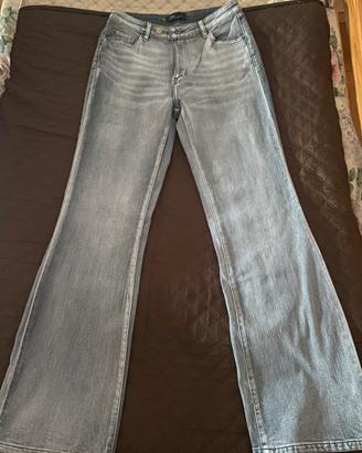Jeans da donna, taglia 42 grigio modello flare