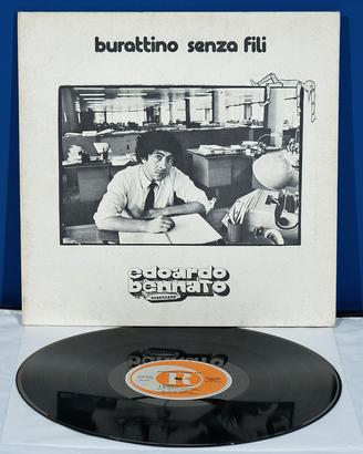 Edoardo Bennato BURATTINO SENZA FILI LP Vinile '77