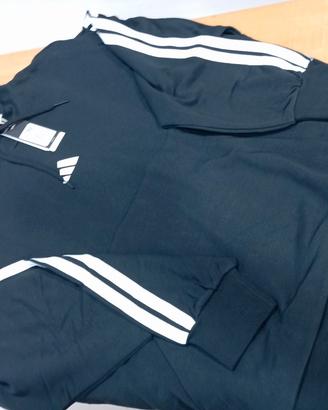 Felpa con  cappuccio Adidas nero tg xxl