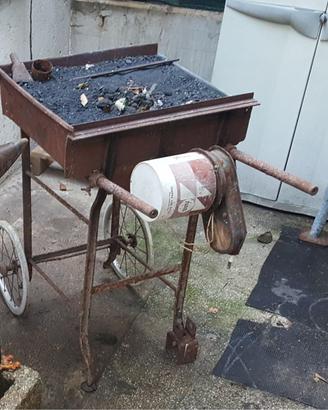 Forgia lavorazione metalli ventola elettrica
