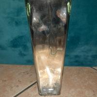 vaso in vetro quadrato