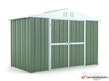 Box giardino lamiera zincata 327x155 verde