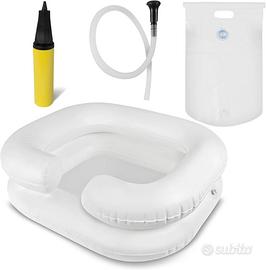 Bacinella gonfiabile x Shampoo con sacca d'acqua