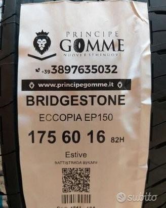 2 gomme 175 60 16 bridgestone a4841
