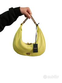 Pinko Hobo Brioche Mini – Lime/Giallo Acido