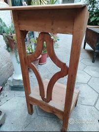 inginocchiatoio d' epoca in legno 