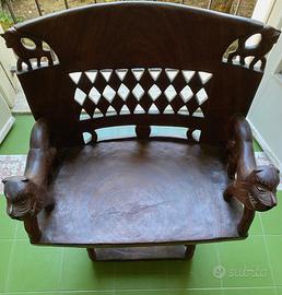 Sedia africana d'arredamento