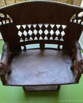 Sedia africana d'arredamento