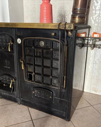 Termocucina a legna Lacunza Clasica 7T/8T, con boi