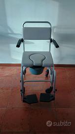sedia da doccia e wc per disabili/anziani