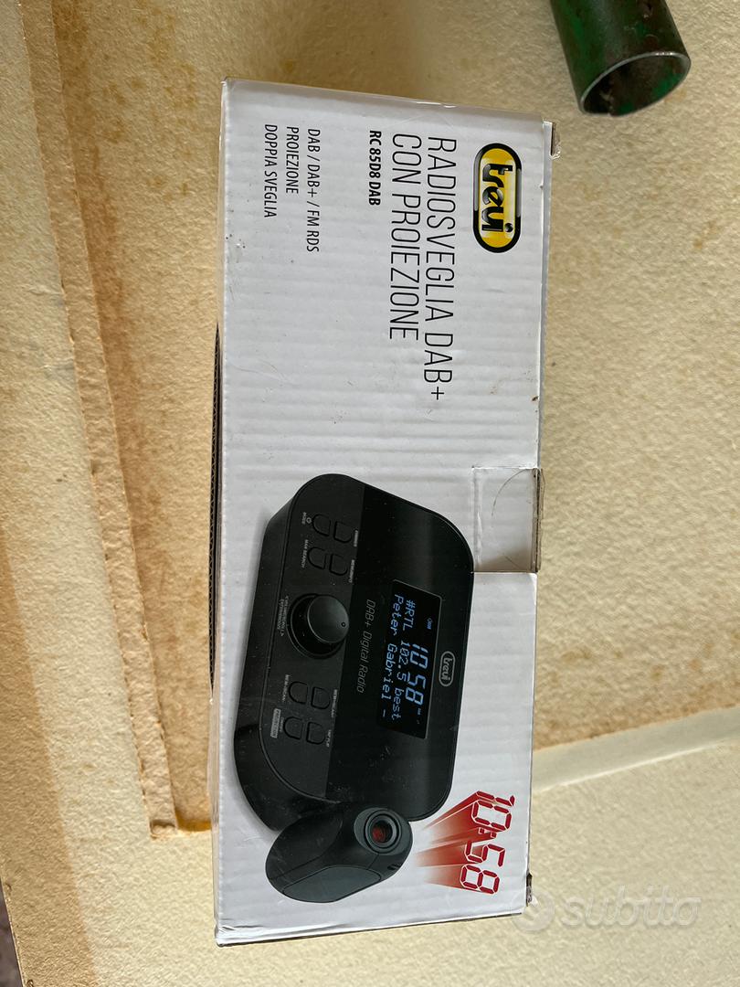 TREVI RC 85D8 DAB RADIO SVEGLIA CON PROIEZIONE