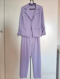 Completo Tailleur Donna Lilla Elegante  tg S