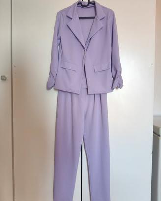 Completo Tailleur Donna Lilla Elegante  tg S