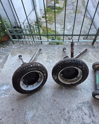 ape 50   semiassi e doppi cerchi gommati
