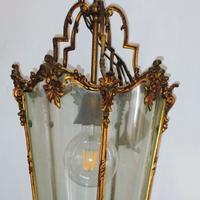 Lampadario antico cristallo bronzo lav Liberty