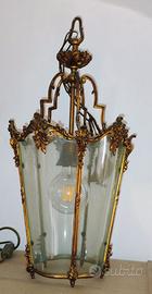Lampadario antico cristallo bronzo lav Liberty