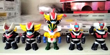Mini figures Go Nagai, Goldrake, Jeeg, Mazinga