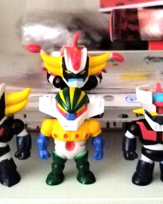 Mini figures Go Nagai, Goldrake, Jeeg, Mazinga
