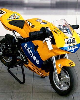 Minimoto 49cc 2 tempi livrea giallo/blu