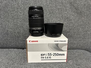 Obiettivo Canon EF-S 55-250 IS-LEGGERE DESCRIZIONE