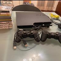 Playstation 3 con 2 joystick e 9 giochi