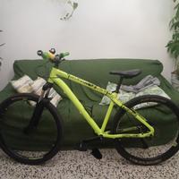 MTB 27.5 WHELLIE BIKE VERDE LIME NERO