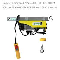 PARANCO ELETTRICO COMPA 100/200 KG + BANDIERA