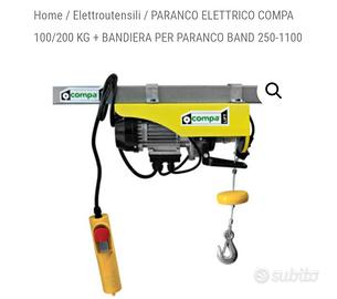 PARANCO ELETTRICO COMPA 100/200 KG + BANDIERA