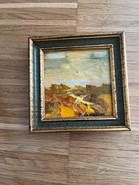 Quadro paesaggio pittore De Marinis