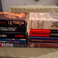 Lotto 9 libri romanzi Thriller avventura 