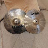 coppia hit hat da 13 mista per batteria 